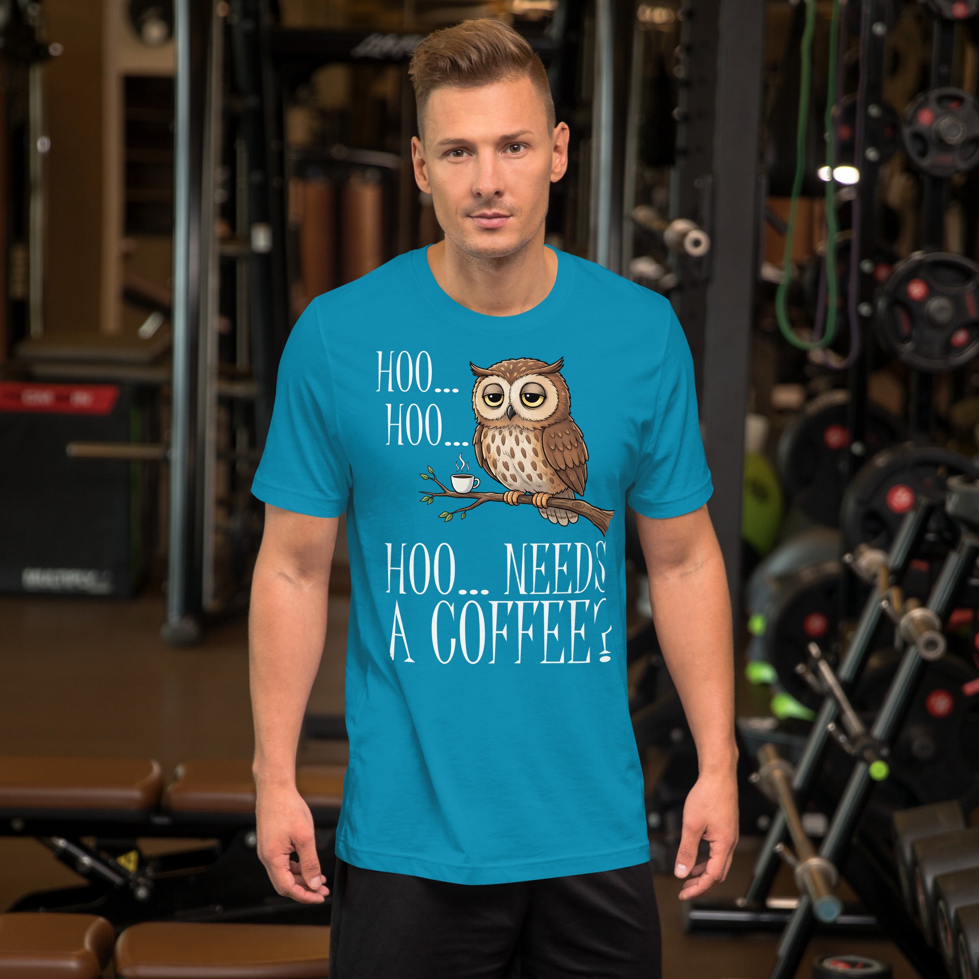 Hoo Needs Coffee? | T-Shirt